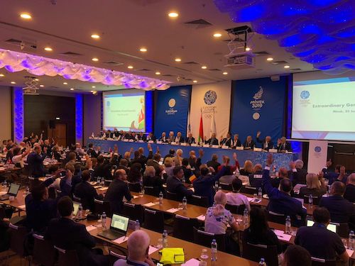 Assemblea Generale Straordinaria del Comitato Olimpico Europeo 2019