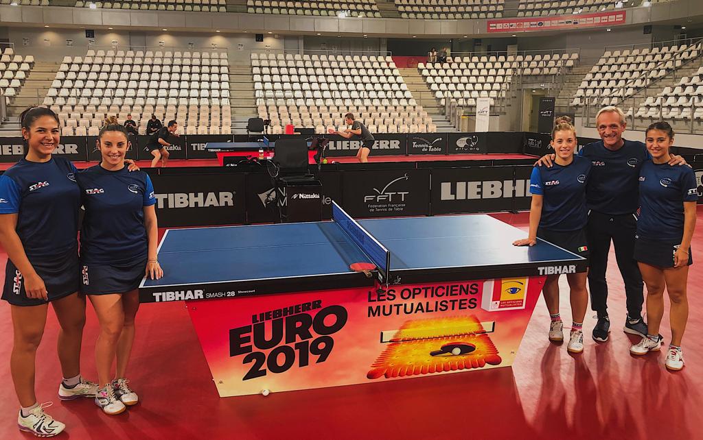 Azzurre ai Campionati Europei a squadre di Nantes 2019