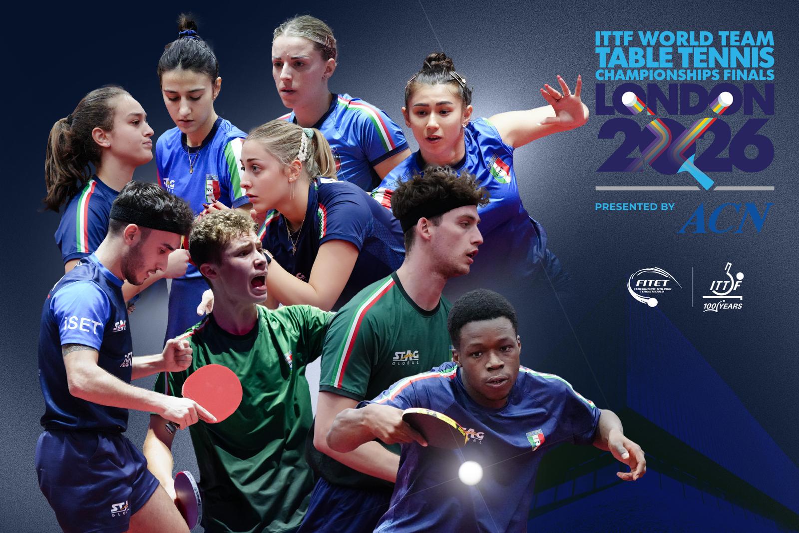 Azzurre e azzurri ai Mondiali a squadre di Londra 2026