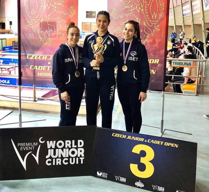 Azzurre juniores terze al Czech Junior Cadet Open 2020