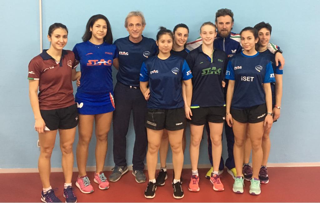 Azzurre raduno a Formia pre qualificazioni olimpiche febbraio 2018
