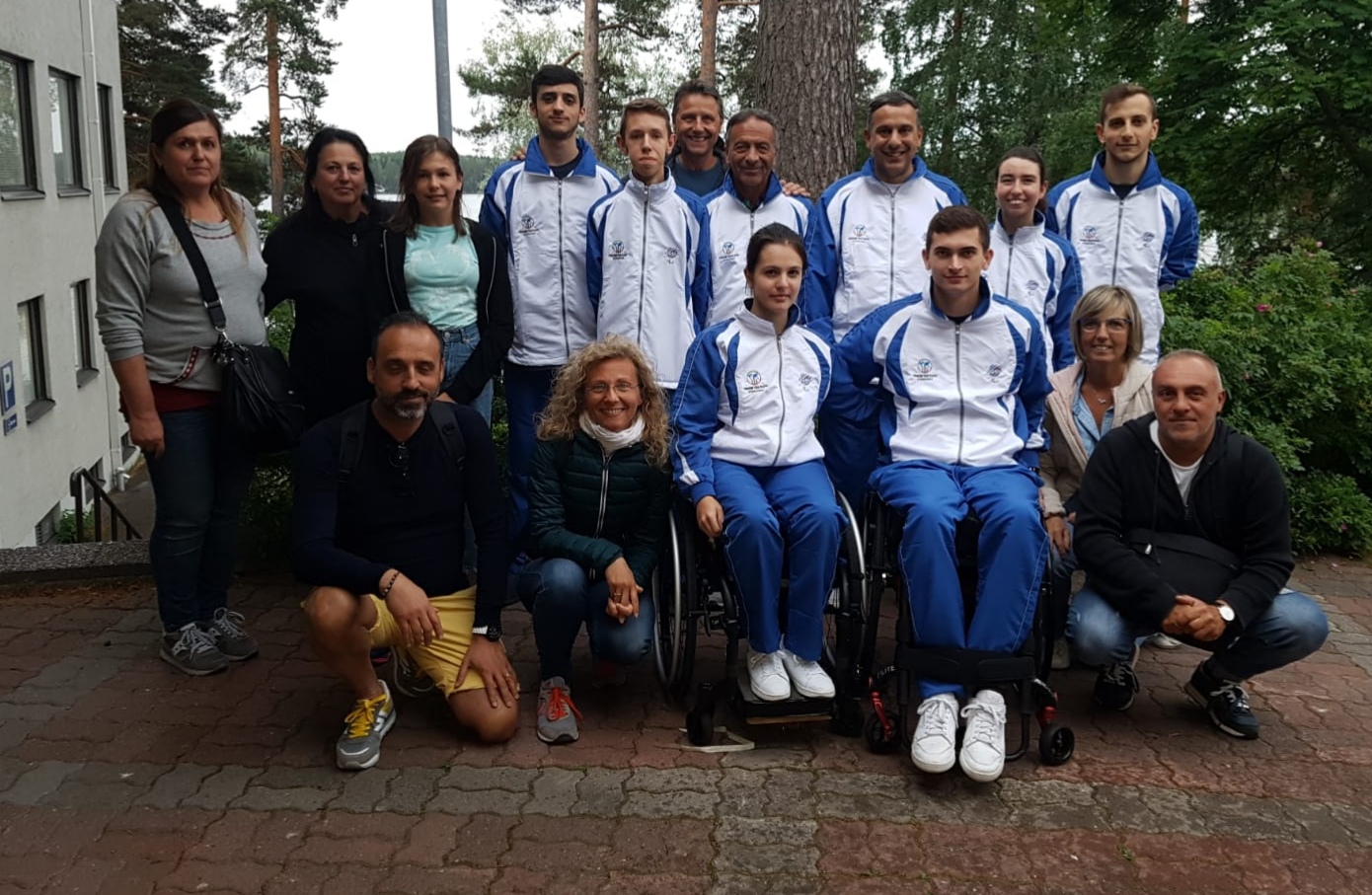 Azzurri e famiglie agli EPYG di Lathi 2019