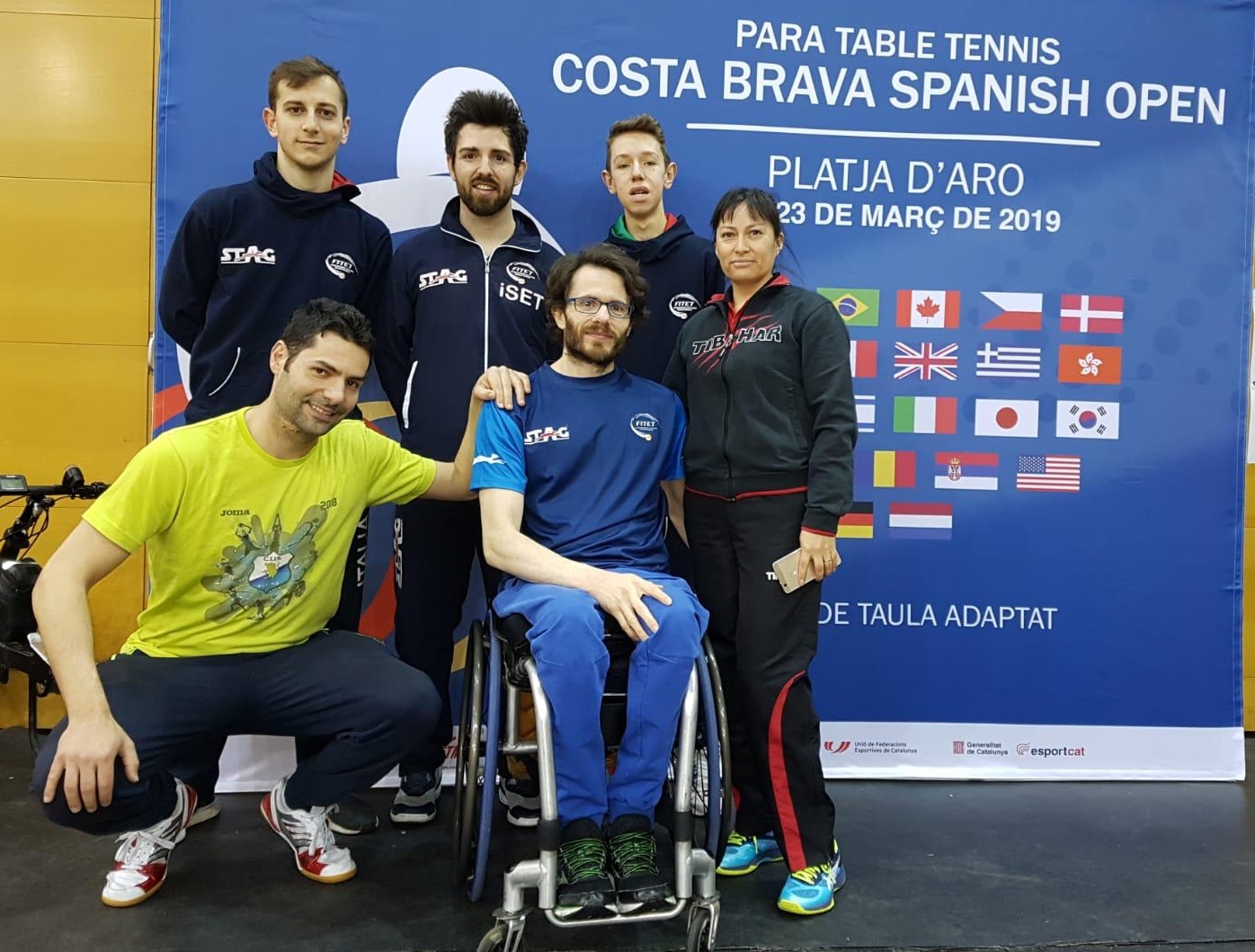 Azzurri e tecnici paralimpici a Open di Spagna paralimpico 2019