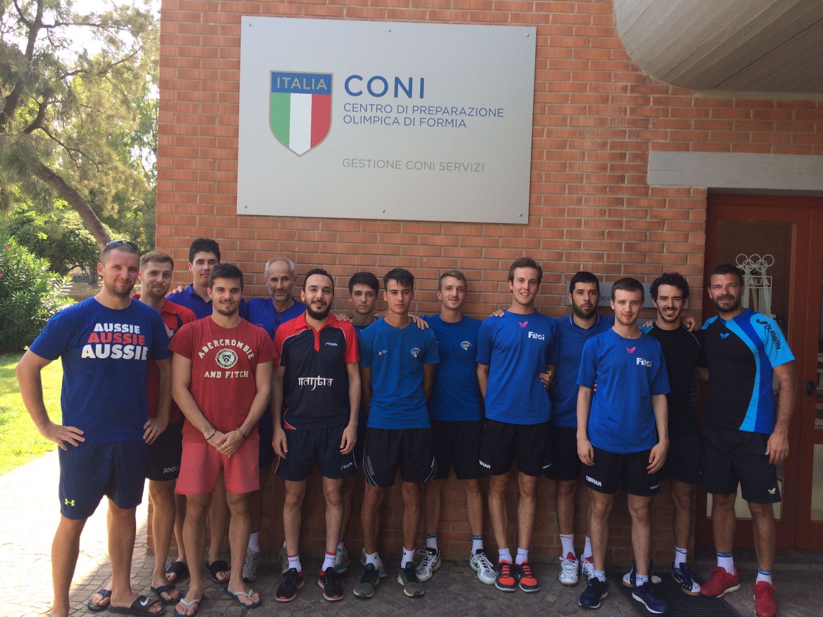 Azzurri stage a Formia con ungheresi agosto 2017
