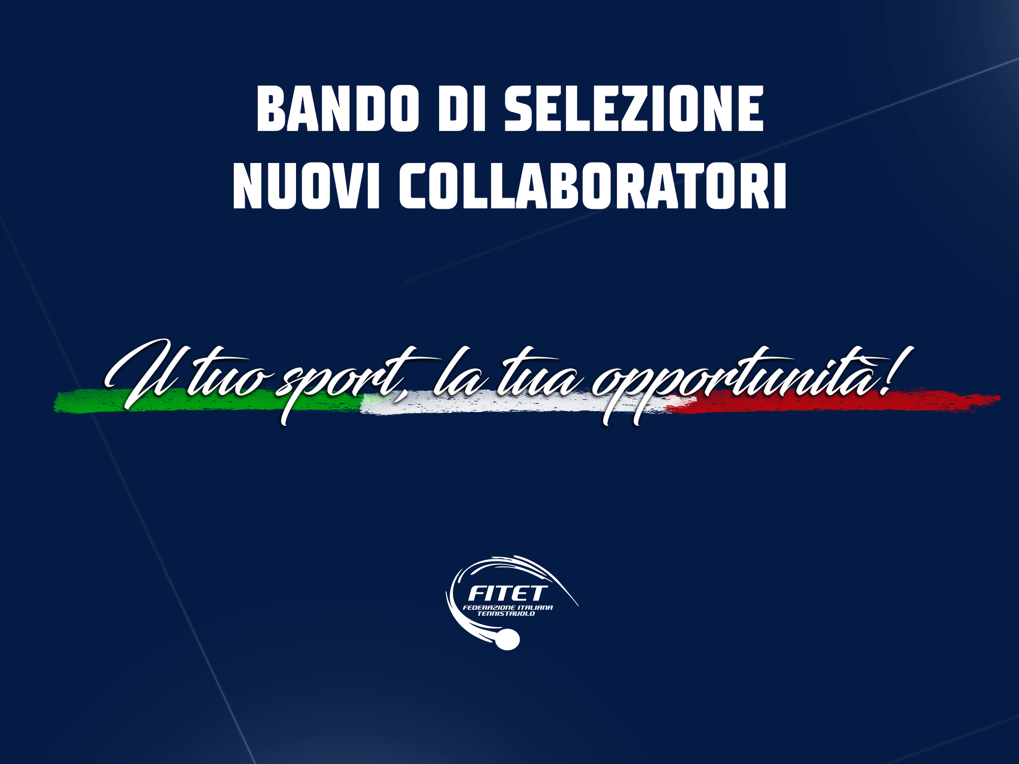 Bando nuovi collaboratori per sito