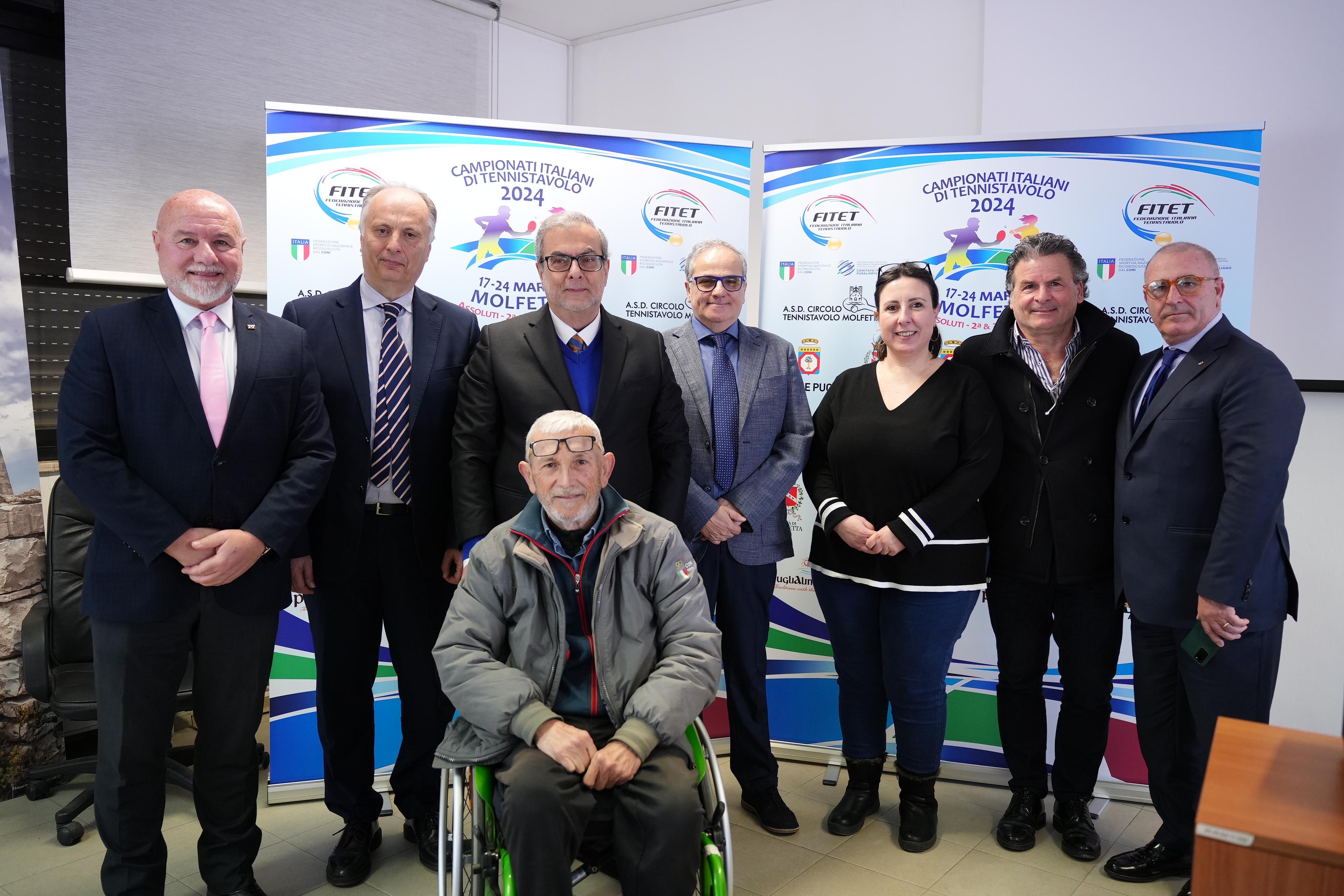 Campionati Assoluti di Molfetta 2024 conferenza stampa