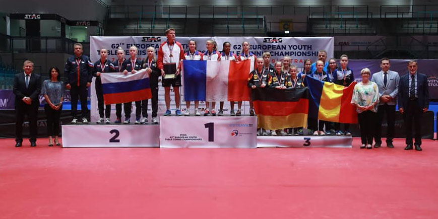 Campionati Europei Giovanili 2019 podio a squadre cadette