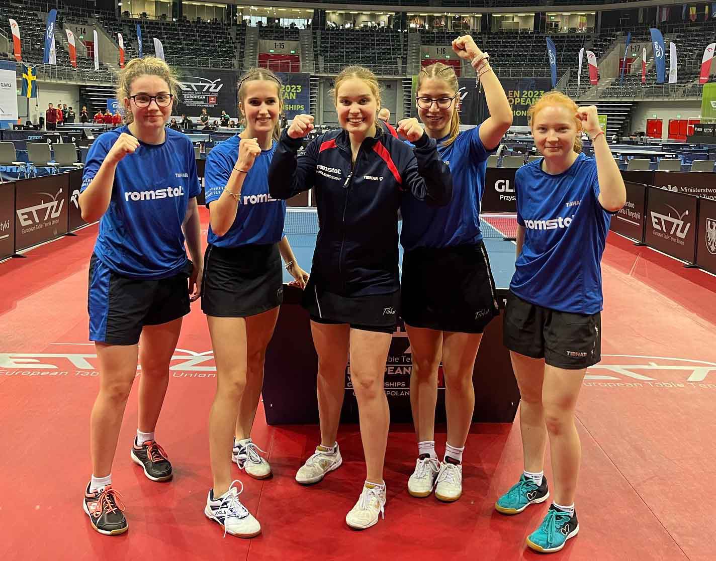 Campionati Europei Giovanili 2023 Romania vincitrice della gara a squadre juniores
