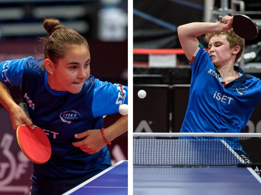 Campionati Europei Giovanili 2023 Sofia Minurri e Danilo Faso nei quarti del doppio misto cadetti