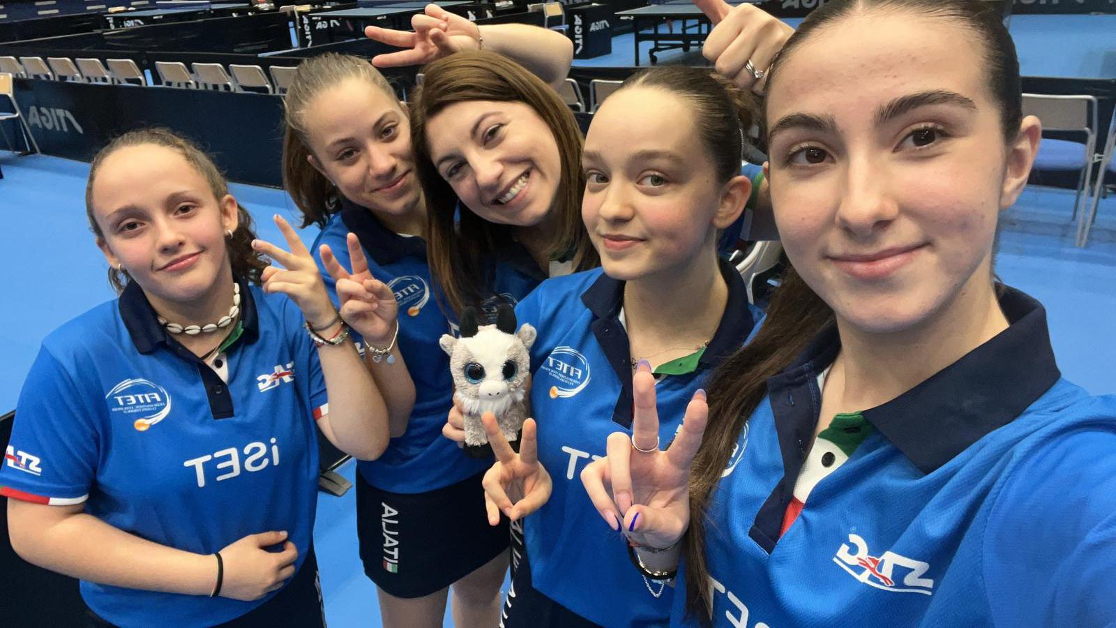 Campionati Europei Giovanili 2024 squadra azzurra Under 15 femminile salva in Prima Divisione