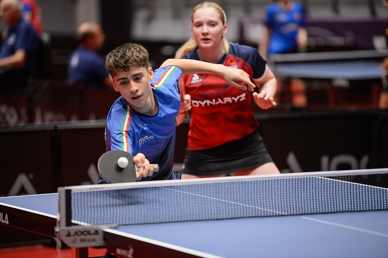 Campionati Europei Giovanili 2025 Francesco Trevisan e Hanka Kodet in azione