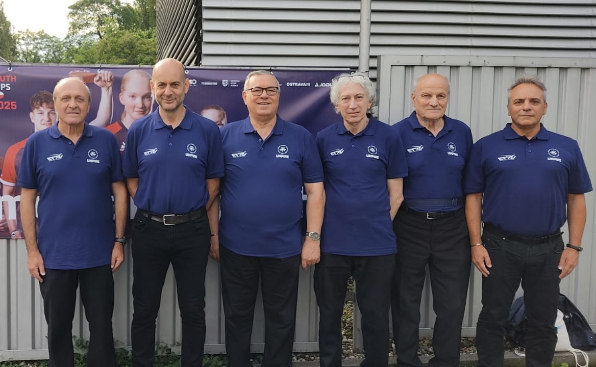 Campionati Europei Giovanili 2025 gruppo arbitrale italiano