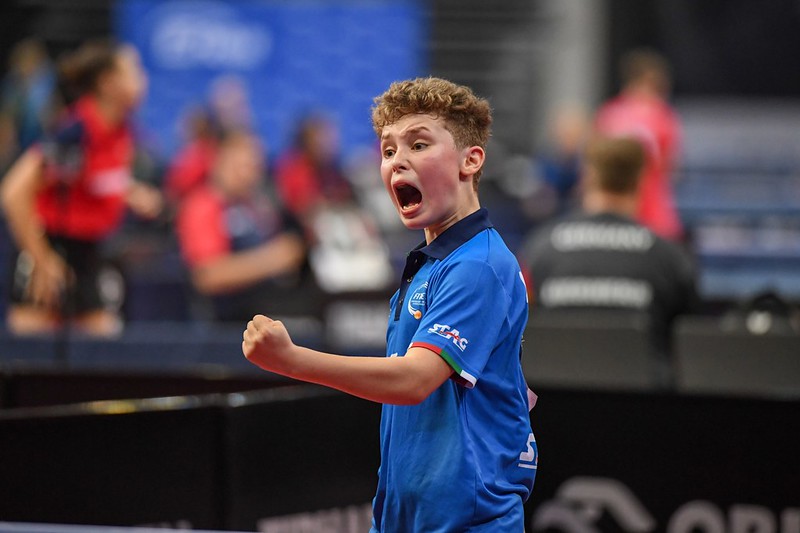 Campionati Europei Giovanili di Gliwice 2023 Danilo Faso esulta