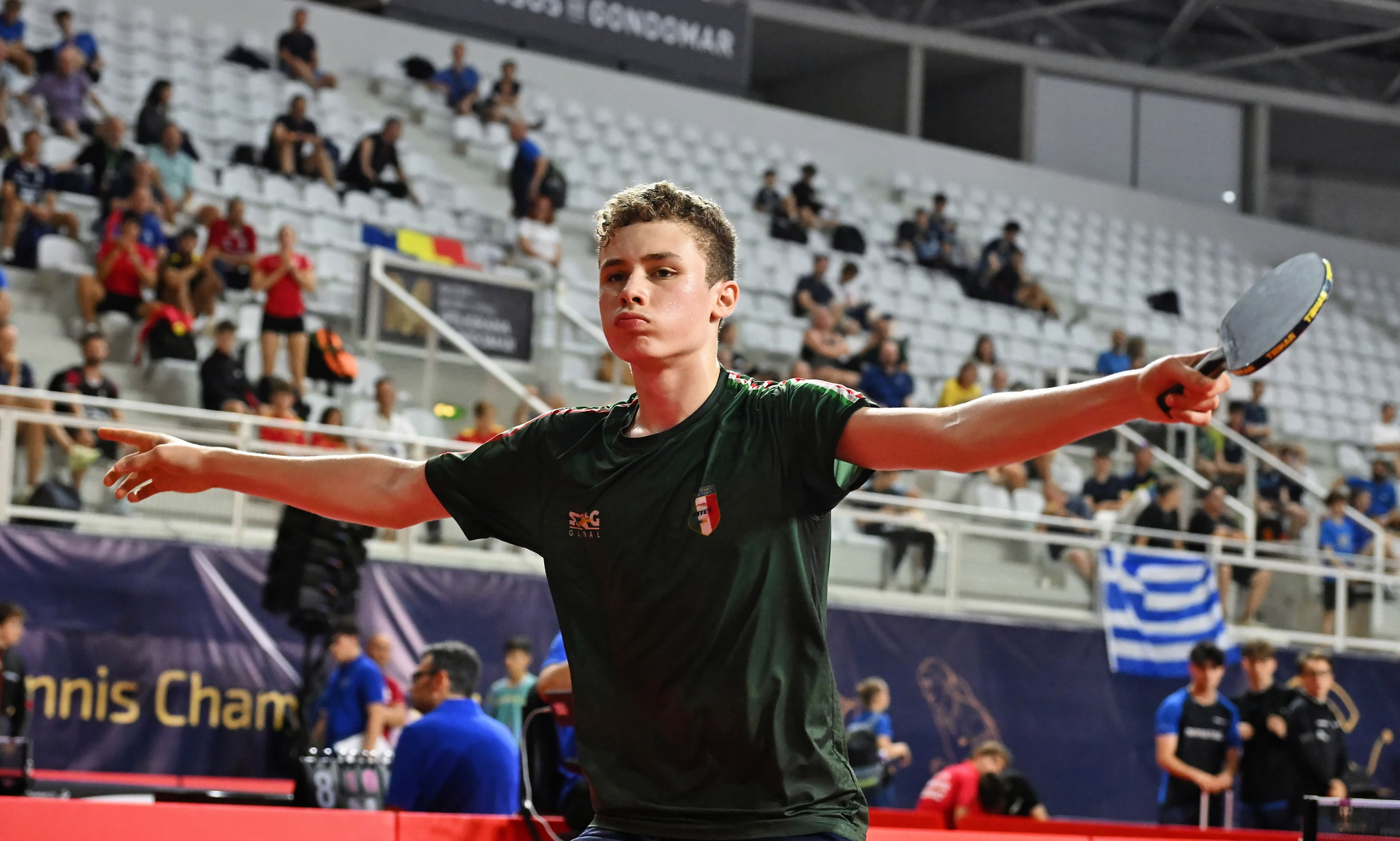 Campionati Europei Giovanili di Gondomar 2026 Danilo Faso a braccia alzate