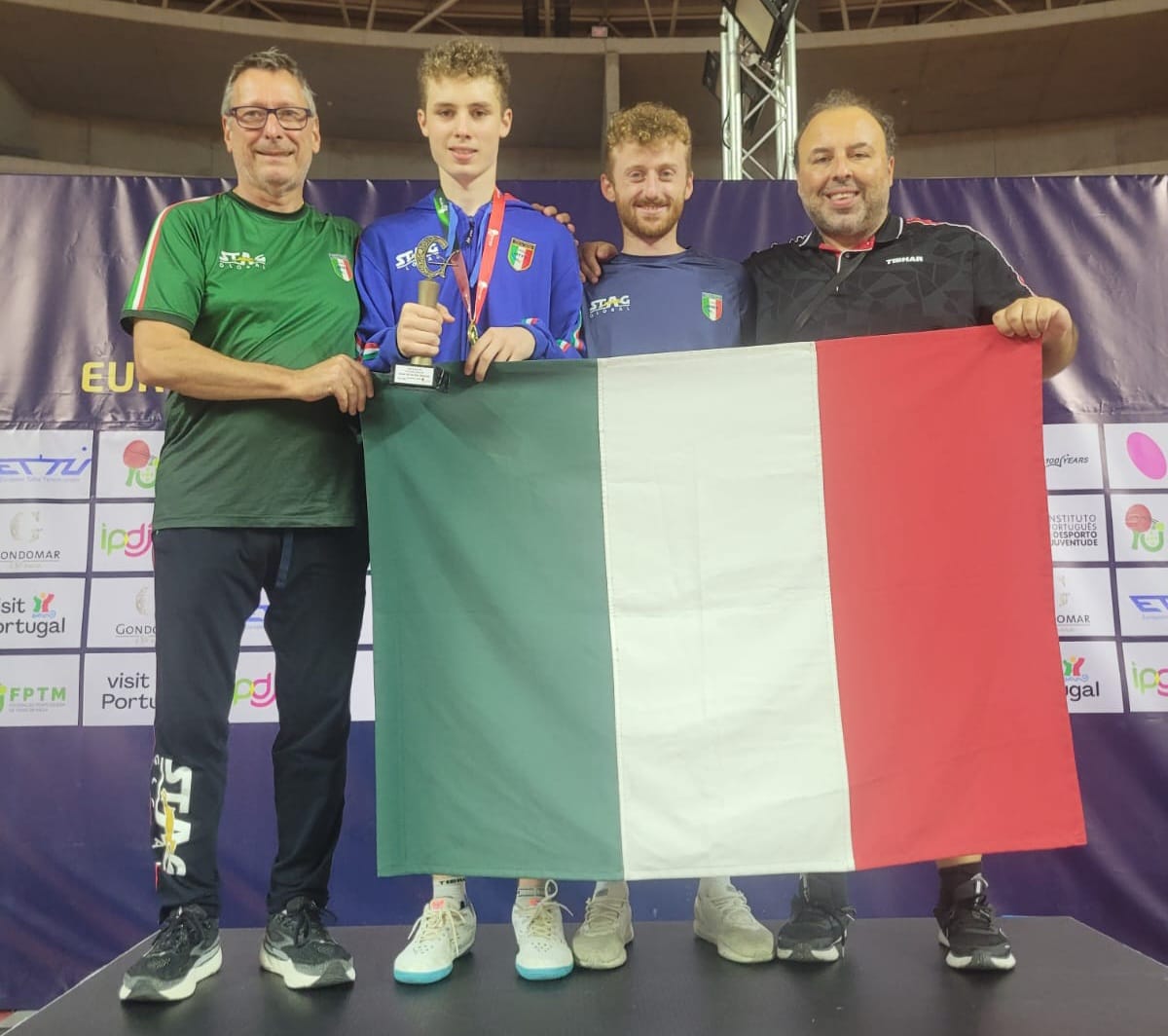 Campionati Europei Giovanili di Gondomar 2026 Eric Angles Danilo Faso Antonino Amato e Marco Faso