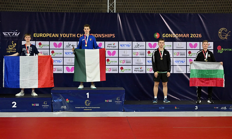 Campionati_Europei_Giovanili_di_Gondomar_2026_podio_del_singolare_maschile_Under_19