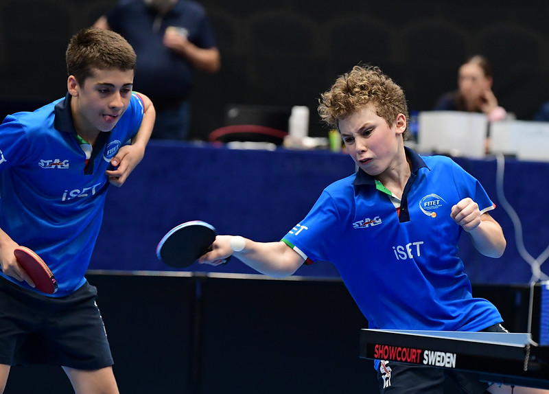 Campionati Europei Giovanili di Malmo 2024 Francesco Trevisan e Danilo Faso in azione