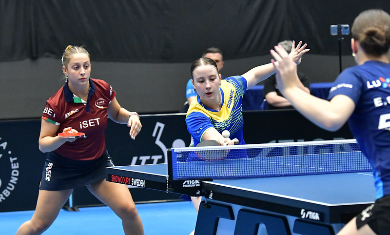 Campionati Europei Giovanili di Malmo 2024 Nicole Arlia e Veronika Matiunina