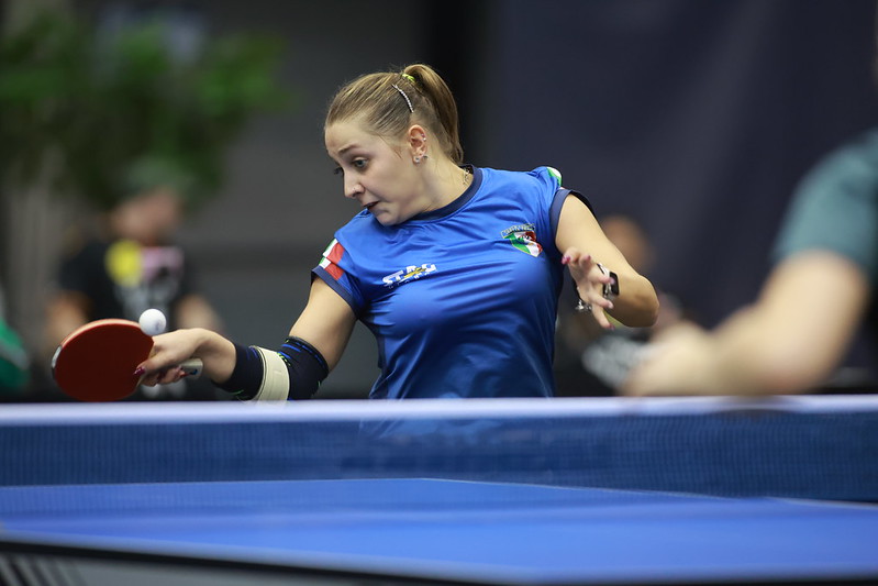 Campionati Europei Individuali di Linz 2024 Nicole Arlia in azione di diritto