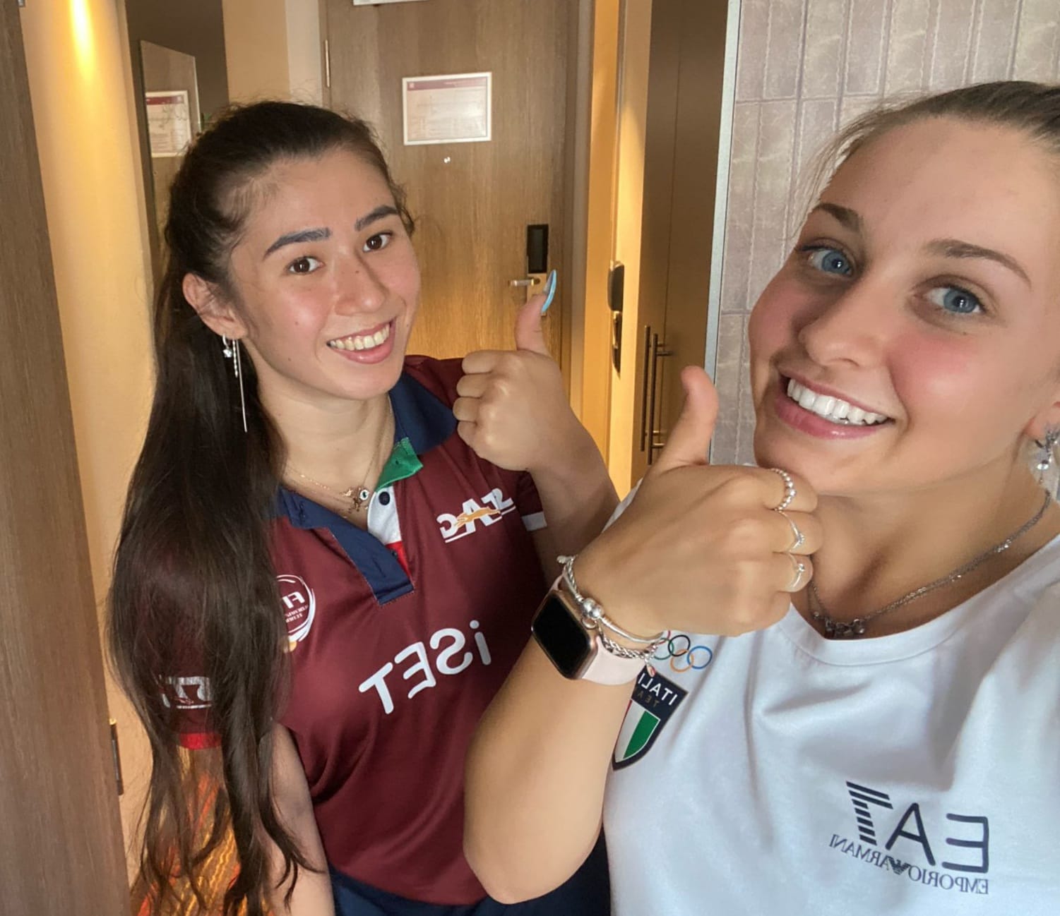 Campionati Europei Individuali di Monaco di Baviera 2022 Gaia Monfardini e Nicole Arlia
