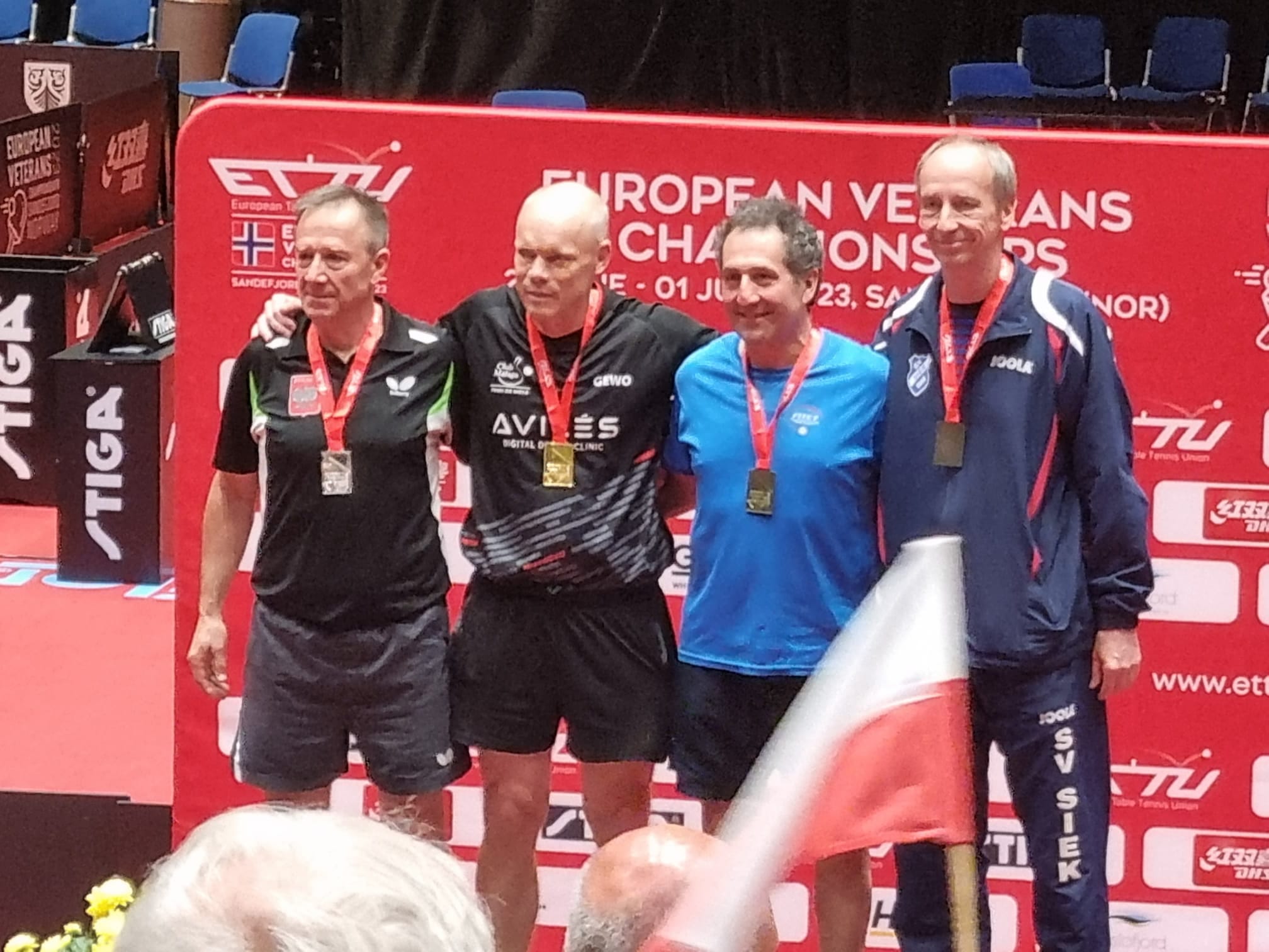 Campionati Europei Masters di Sandefjord 2023 Giovanni Bisi medaglia di bronzo nel singolare Over 60