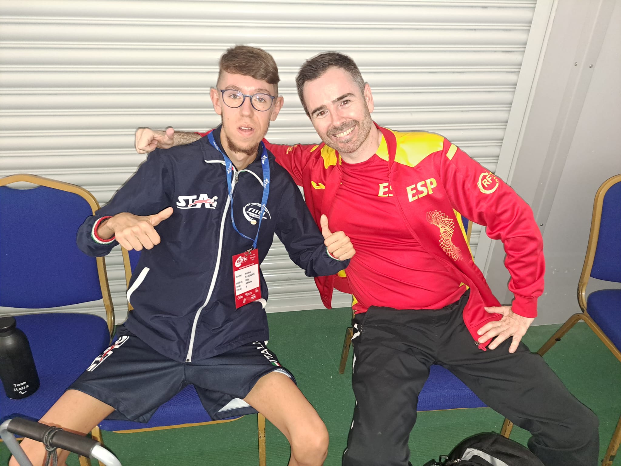 Campionati Europei Paralimpici di Sheffield 2023 Matteo Parenzan e Alvaro Valera