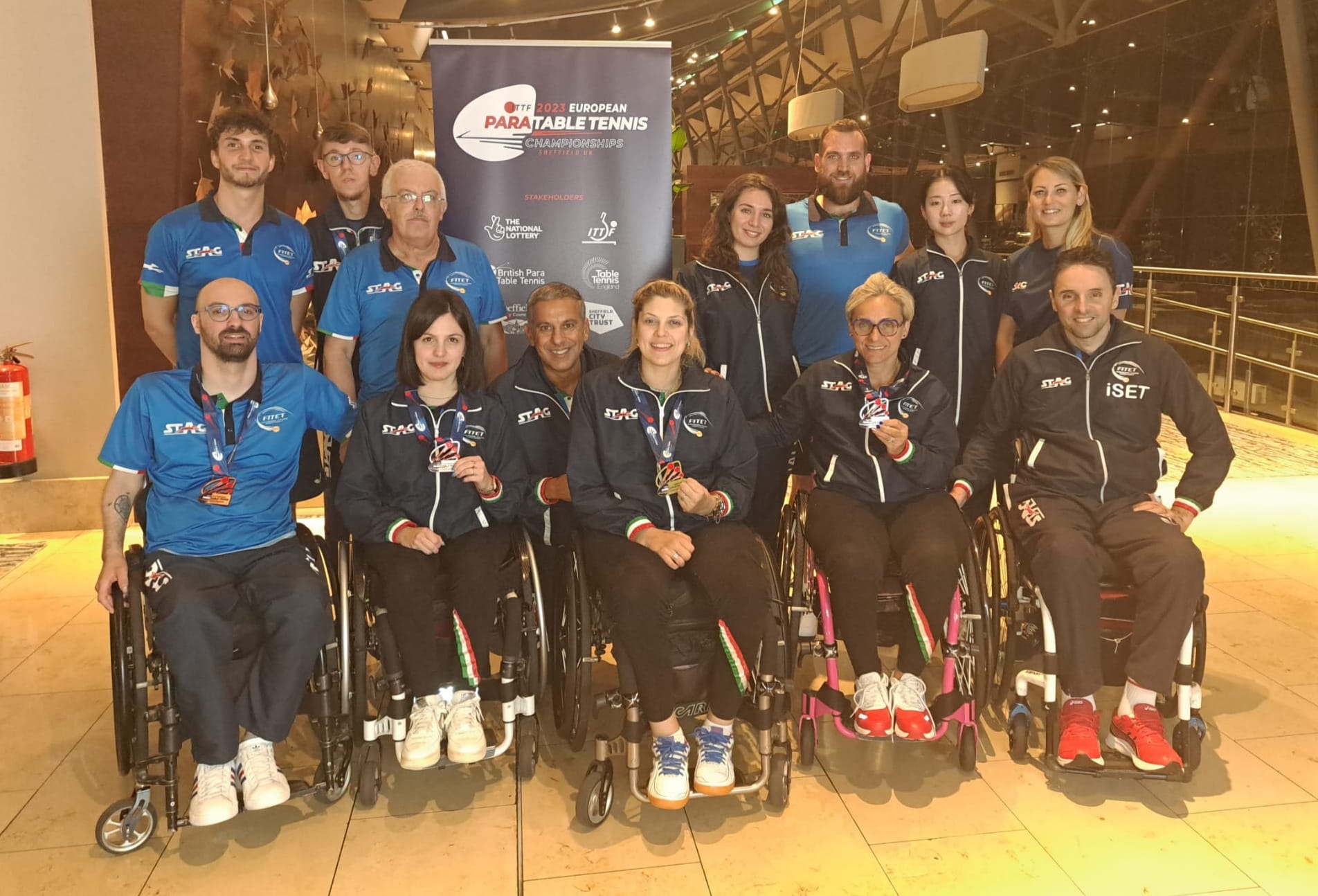 Campionati Europei Paralimpici di Sheffield 2023 la Nazionale azzurra