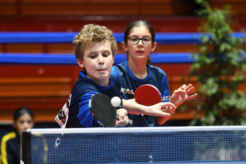 Campionati Europei Under 13 2023 Danilo Faso e Matilde Buzzoni in azione