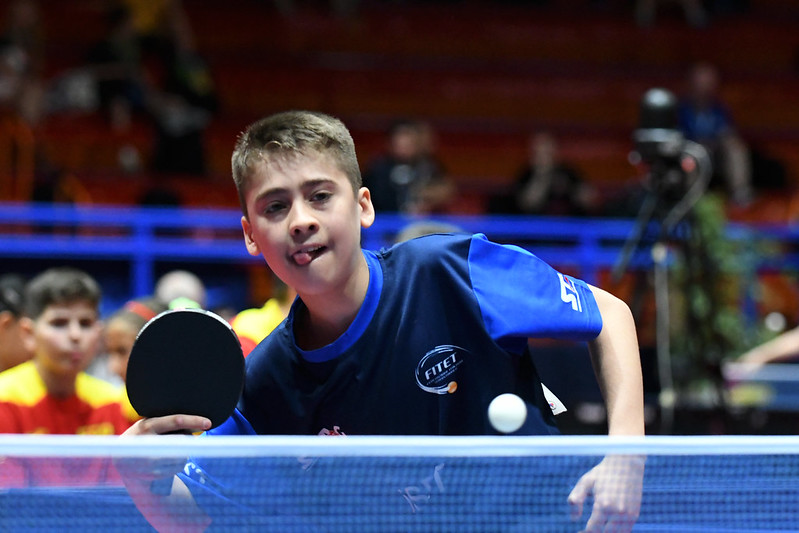 Campionati Europei Under 13 2023 Francesco Trevisan in azione