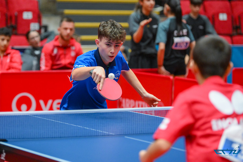 Campionati Europei Under 13 di Bucarest 2024 Pietro Andreoli in azione