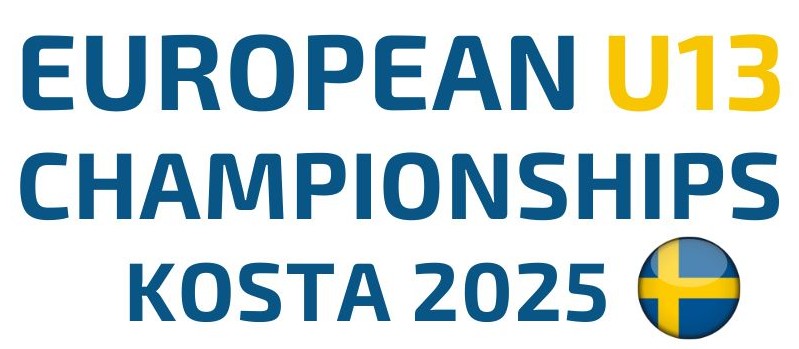 Campionati Europei Under 13 di Kosta 2025 logo
