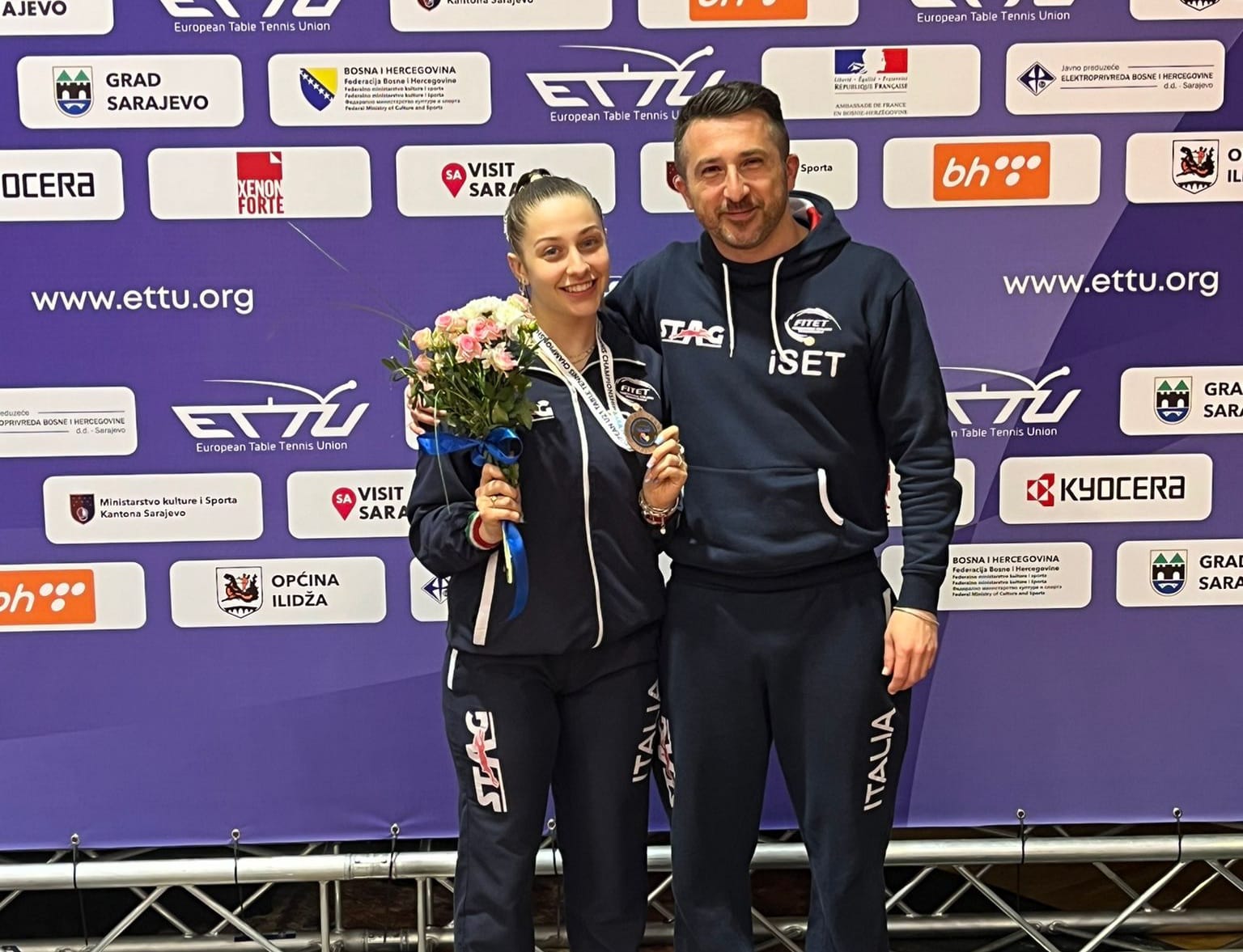 Campionati Europei Under 21 2023 Nicole Arlia e Giuseppe Del Rosso