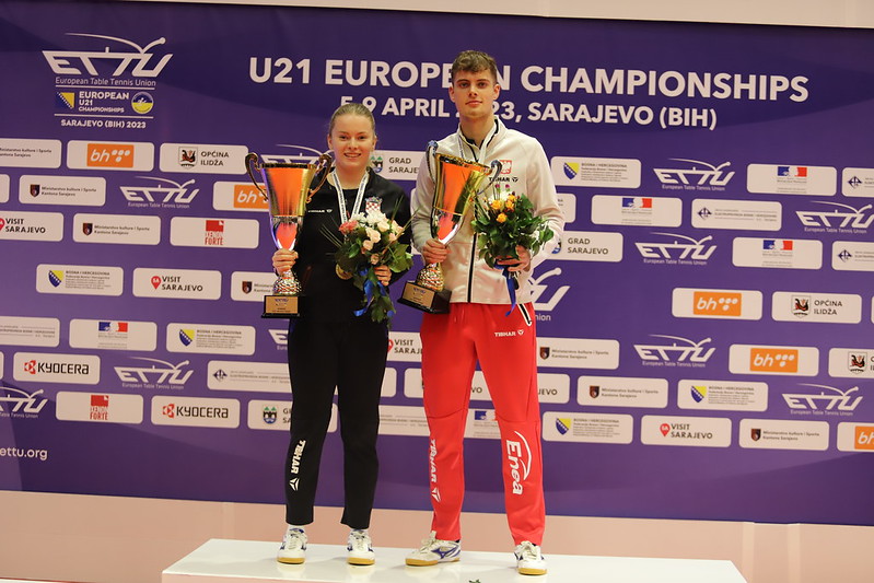 Campionati Europei Under 21 2023 i vincitori Hana Arapovic e Milosz Redzimski
