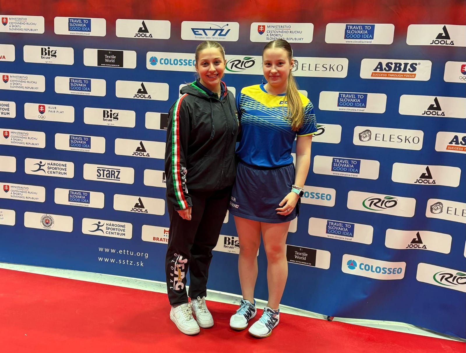 Campionati Europei Under 21 2025 Nicole Arlia e Veronika Matiunina