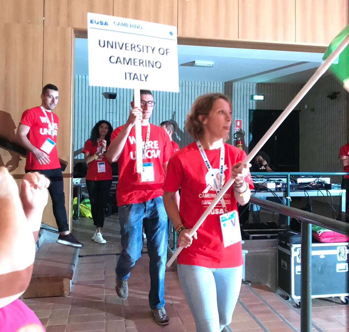 Campionati Europei Universitari 2019 di Camerino sfilata delle squadre