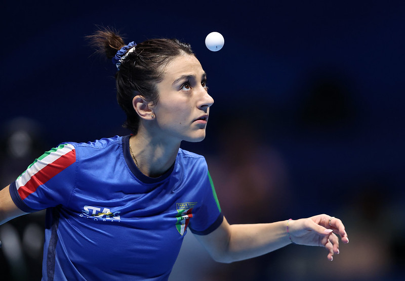 Campionati Europei a squadre di Zadar 2025 Giorgia Piccolin al servizio