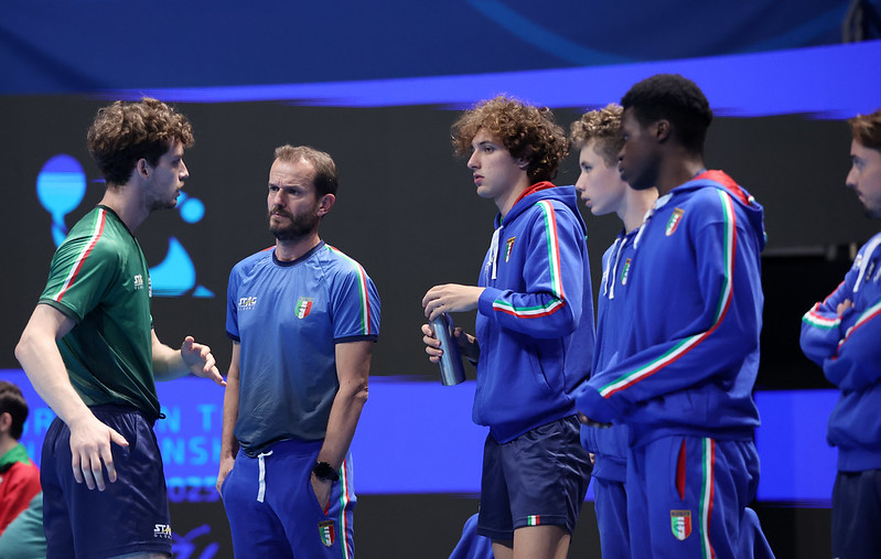 Campionati Europei a squadre di Zadar 2025 Italia maschile contro la Slovenia