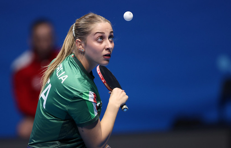 Campionati Europei a squadre di Zadar 2025 Nicole Arlia al servizio