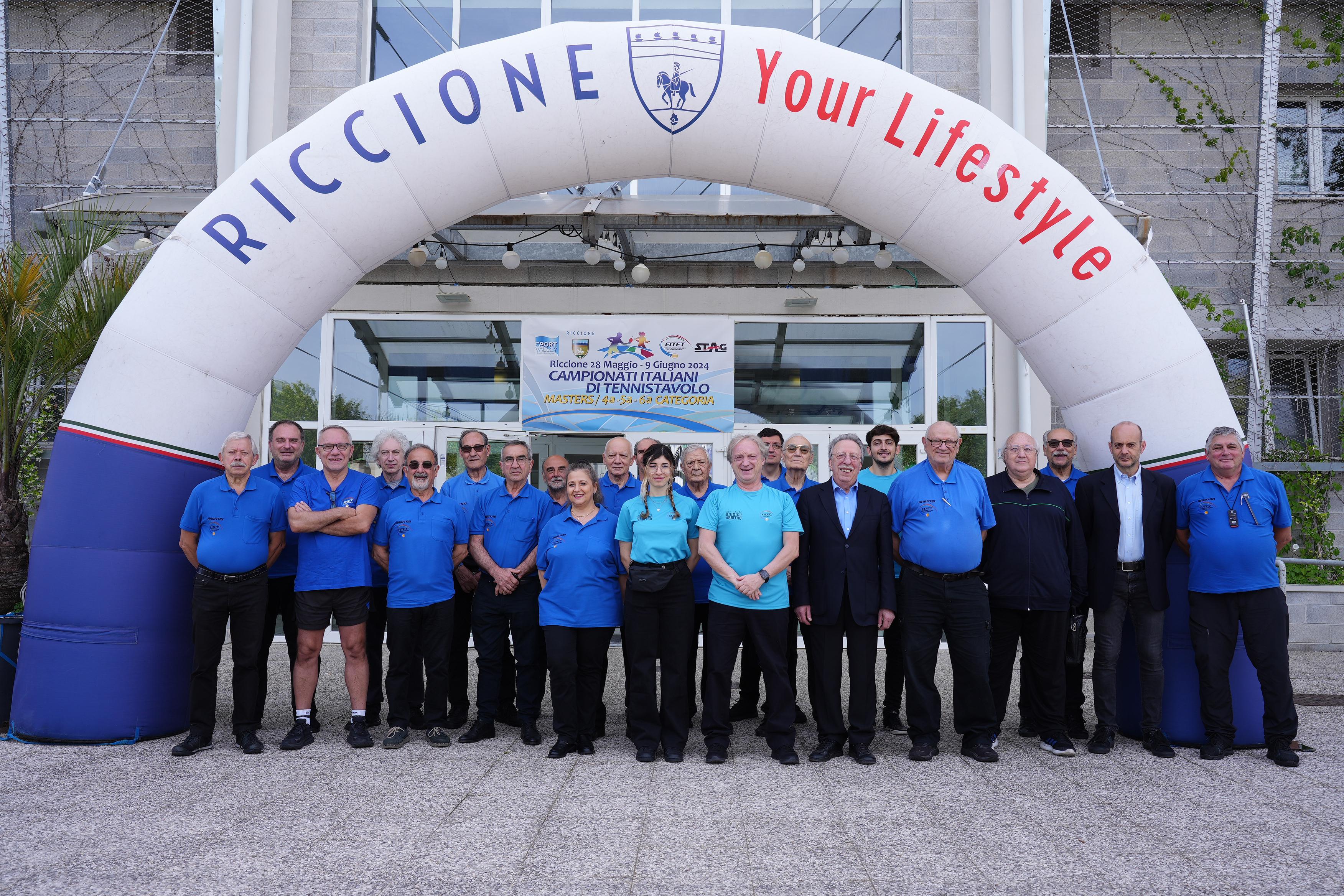 Campionati Italia Master 2024 gruppo arbitrale