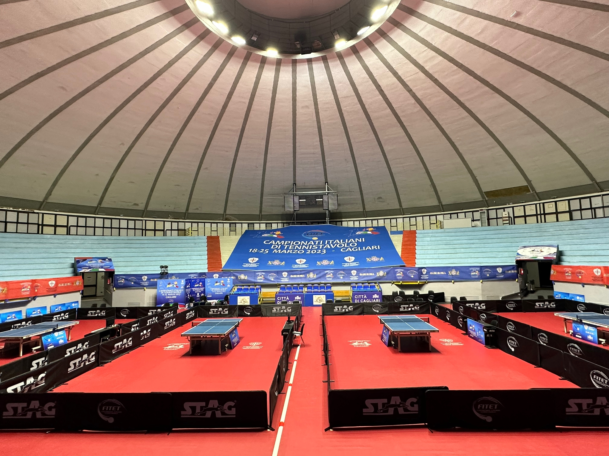 Campionati Italiani 2023 panoramica PalaPirastu