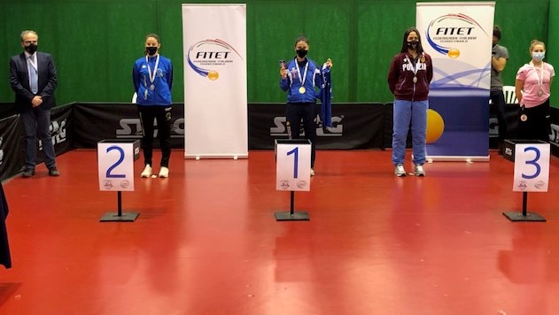 Campionati Italiani Assoluti 2021 podio singolare femminile 2