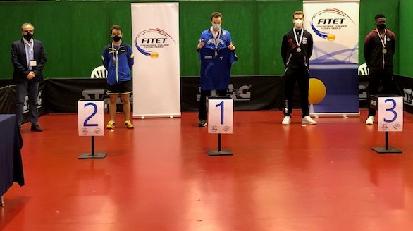 Campionati Italiani Assoluti 2021 podio singolare maschile 2