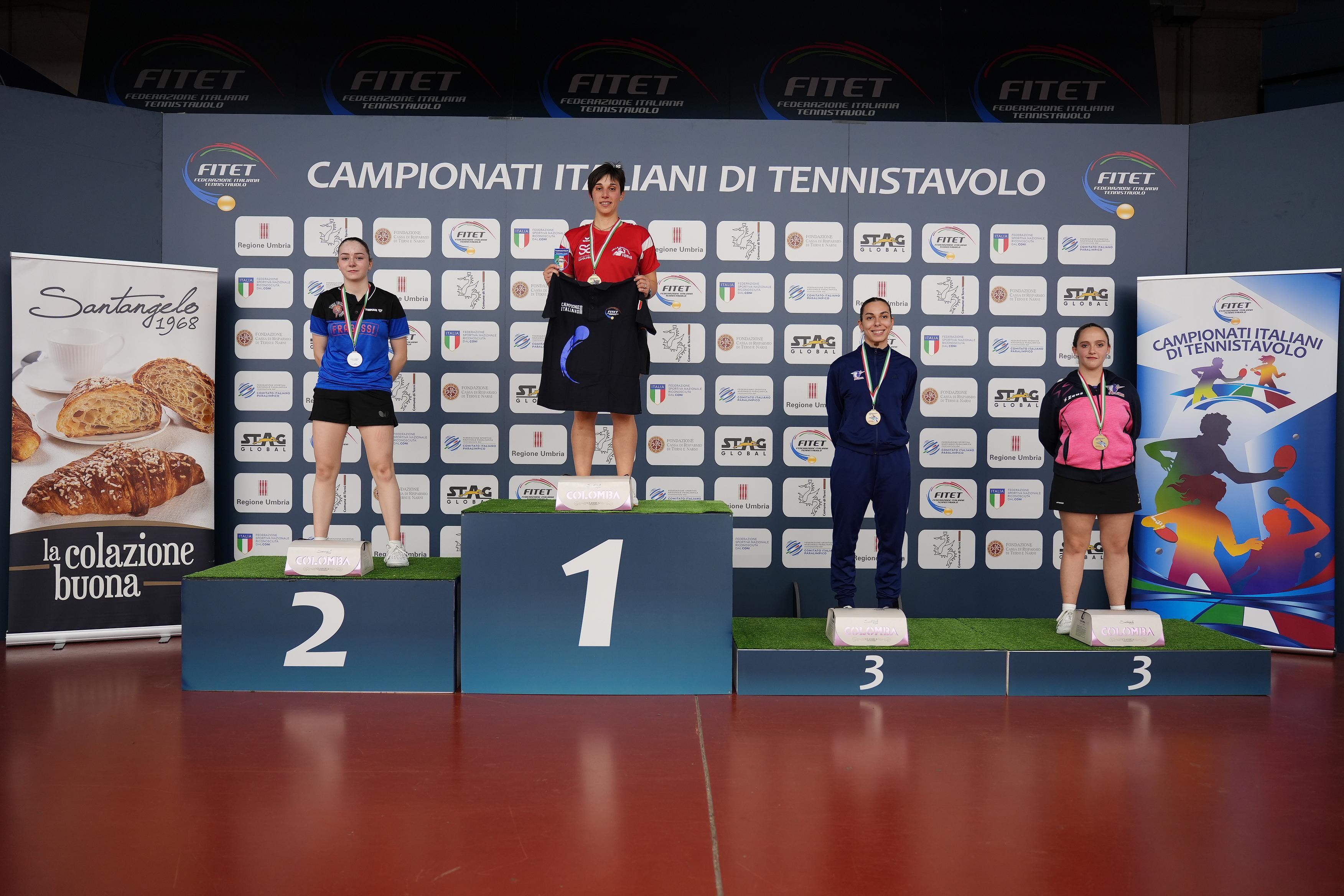 Campionati_Italiani_Assoluti_di_seconda_e_terza_categoria_di_Terni_2026_podio_del_singolare_femminile_di_seconda_categoria