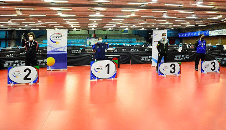 Campionati Italiani Giovanili 2021 podio singolare juniores maschile