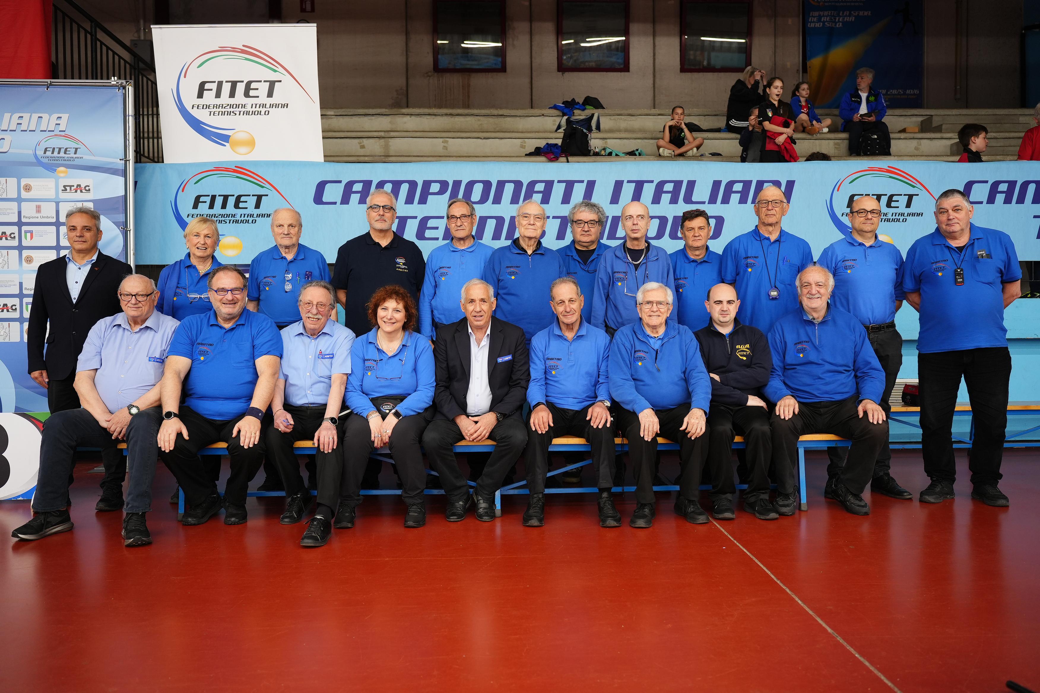 Campionati Italiani Giovanili 2025 gruppo arbitrale