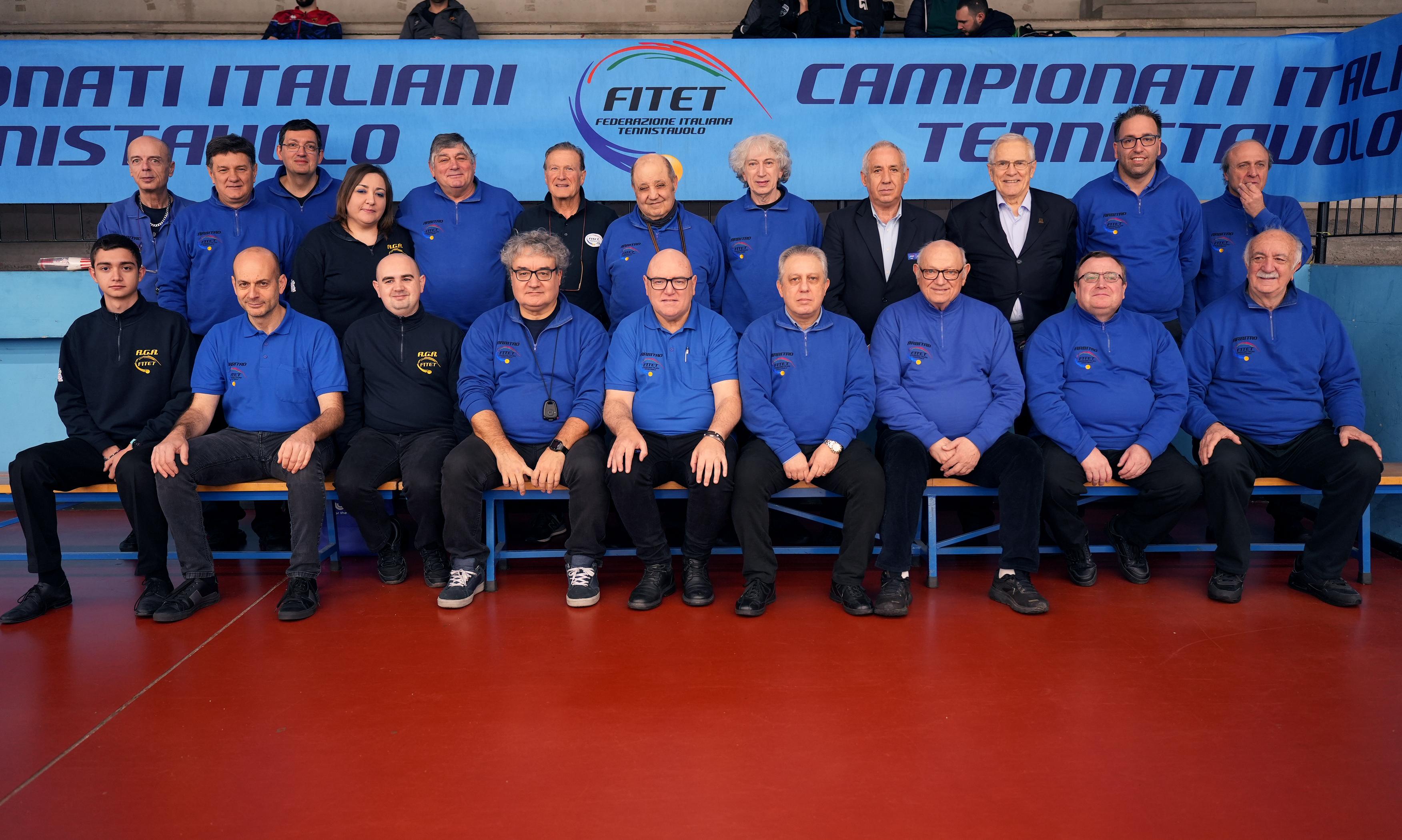 Campionati Italiani Giovanili Under 21 e Under 19 2024 gruppo arbitrale