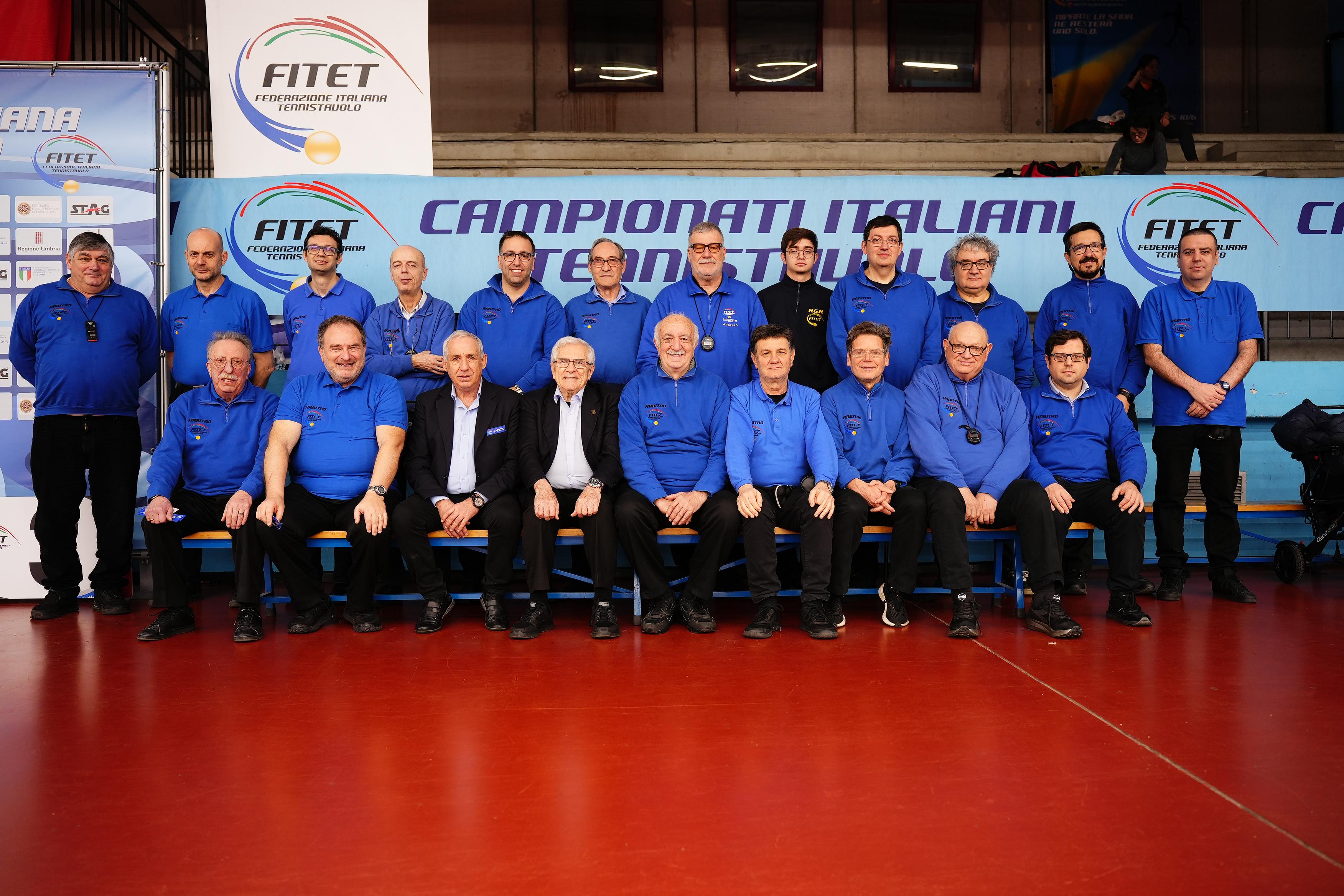 Campionati Italiani Giovanili Under 21 e Under 19 2025 gruppo arbitrale