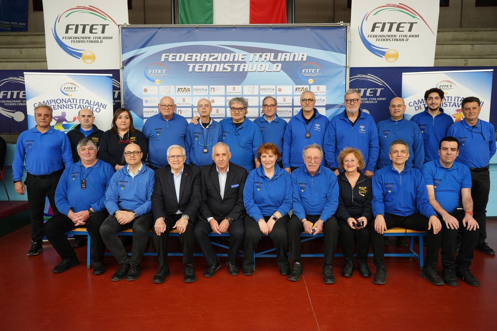 Campionati Italiani Giovanili Under 21 e Under 19 2026 gruppo arbitrale