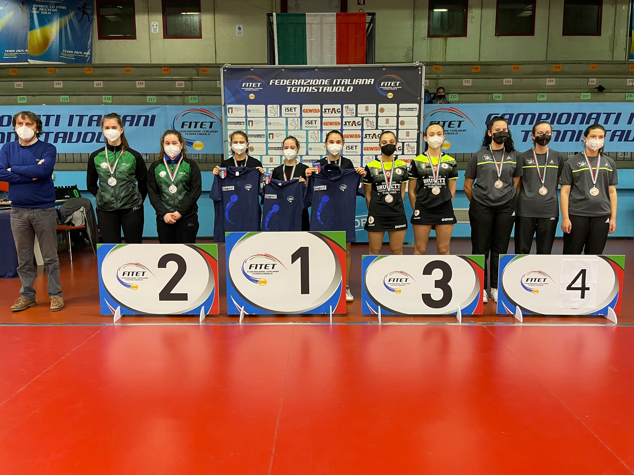 Campionati Italiani Giovanili a squadre 2022 podio Under 15 femminile