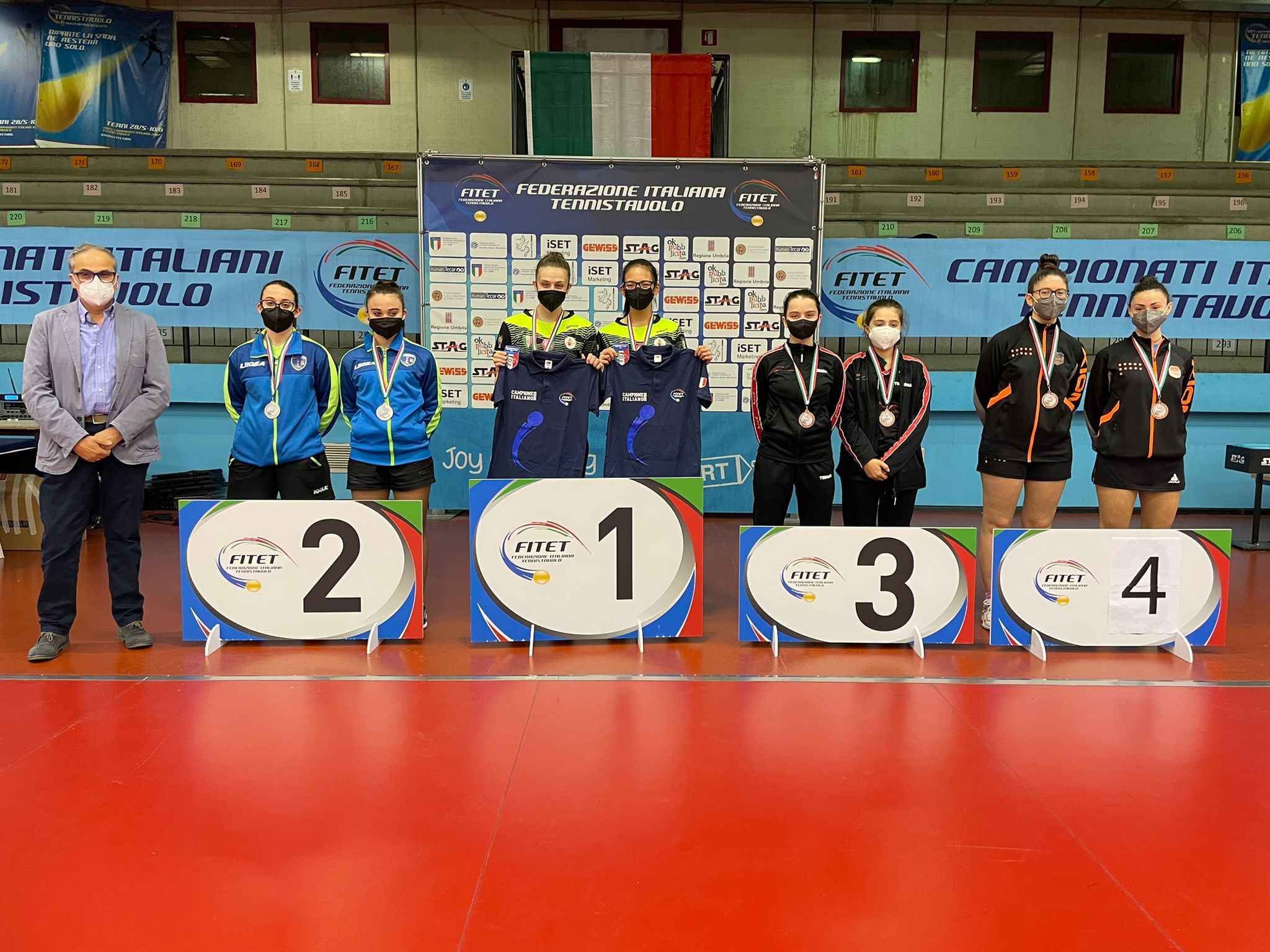 Campionati Italiani Giovanili a squadre 2022 podio Under 19 femminile